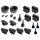 Snap-in-bumper kit. 21-piece set includes: (4) DB 50-M, (2) HA 8-A, (4) HF 19, (2) HF 62, (2) SB 120, (2) SB 121, (2) SB 30-M, (3) SB 86.