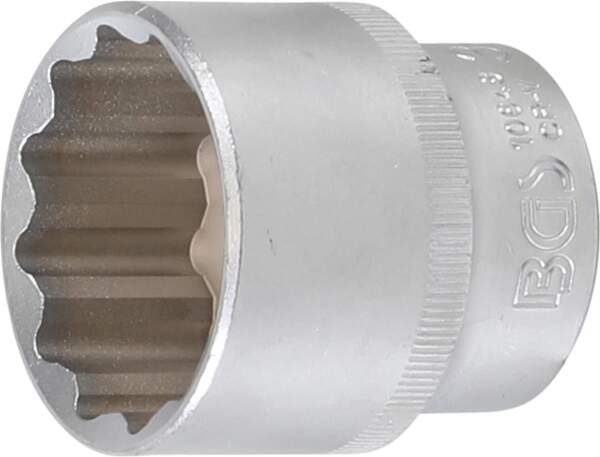 Steckschlüssel-Einsatz Zwölfkant | Antrieb Innenvierkant 12,5 mm (1/2") | SW 34 mm