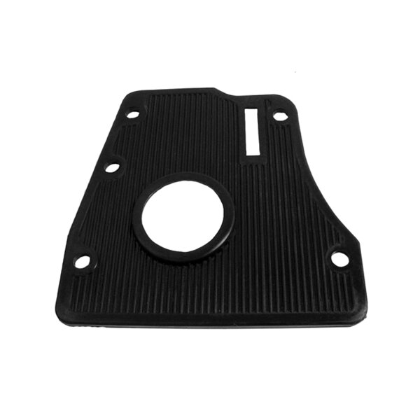 Steering Column at Floor Pad.  For models with power brakes.  Each