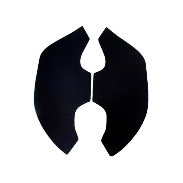 Inner Splash Flaps.  For models with steel fenders.  Used as dust and mud shield to keep engine compartments clean.  Made from stiff rubber that is identical to original in composition, texture and color.  Pair
