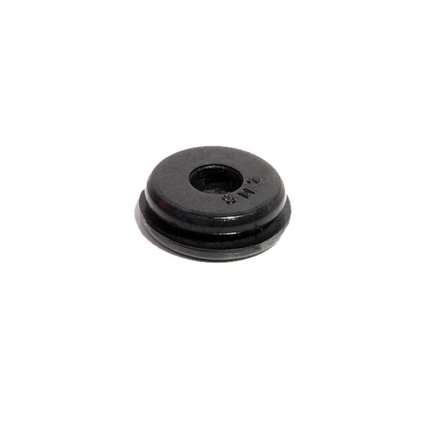 Speedometer Cable / Utility Grommet.  Fits 3/4" to 13/16" hole.  3/16" center hole.  Each