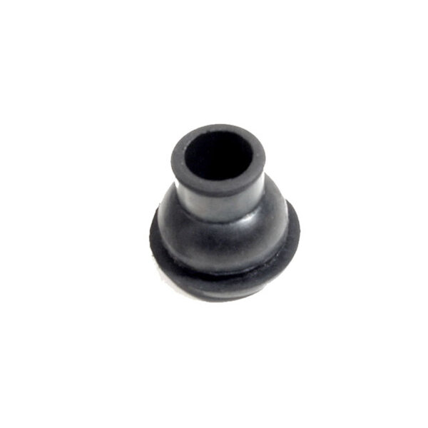 Headlight Wire Grommet.  Used with square clip (not included).  Fits 7/8" hole.  7/16" center hole.  Each