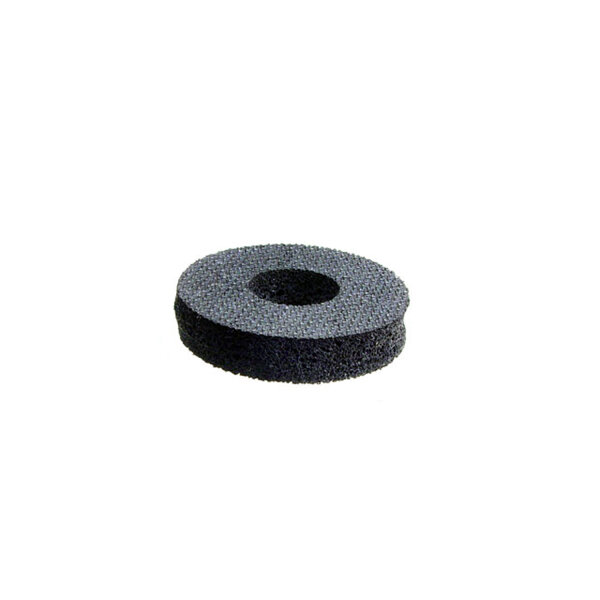 Pressure Ring Washer for Interior Door Handles & Window Regulators.  Fits between escutcheon plates & door panel.  Made of sponge rubber.  1-7/8" O.D., 3/4" I.D., 3/8" thick.  Each (Corvette: Use for heater hose washer @ firewall)
