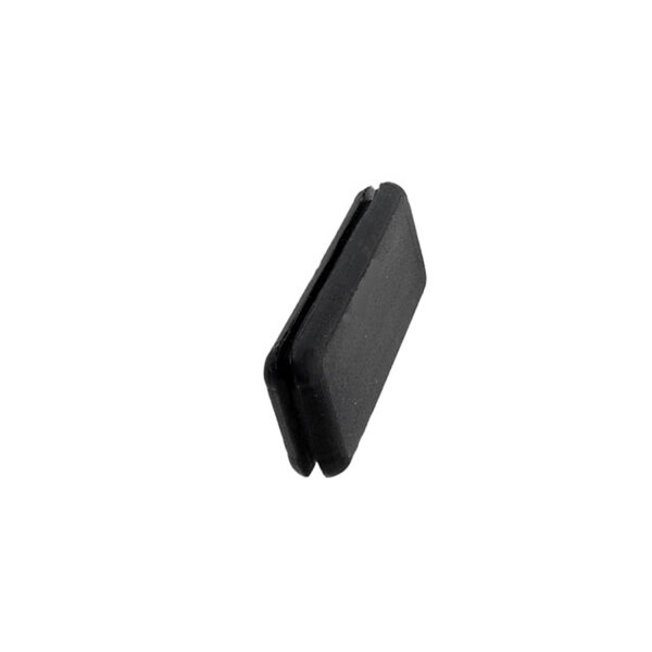Mirror Hole Plug.  For panel trucks and trucks without side mirrors.  Fits a 1/2" wide X 1-5/8" long hole.  Each