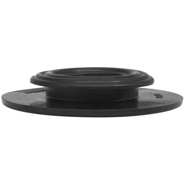 Dimmer Switch Grommet.  Has flange to fit into carpet or floor mat.  2-1/2" flange with 1" I.D. for dimmer switch.  Black, Rubber.  Each  (Other colors may be available)