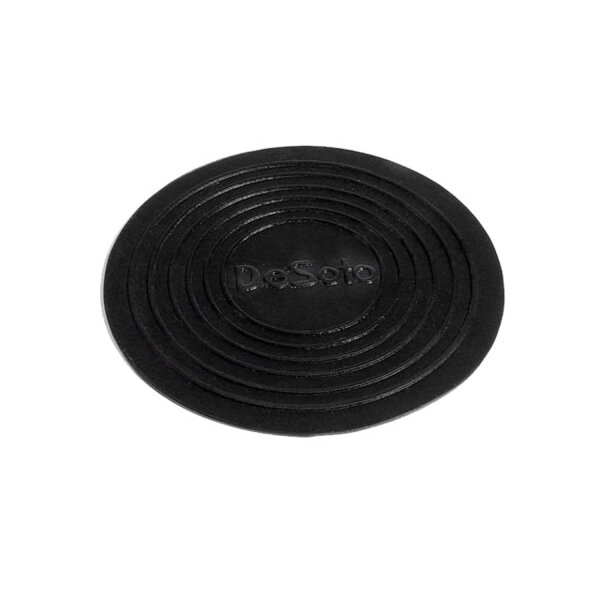 Rumble Seat Step Plate Pad.  Rubber face only.  4-1/4" O.D.  Each