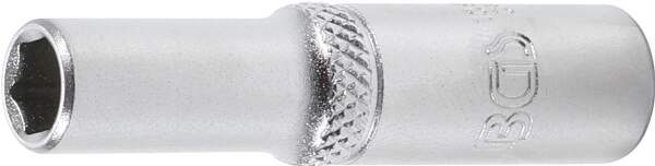 Steckschlüssel-Einsatz Sechskant, tief | Antrieb Innenvierkant 6,3 mm (1/4") | SW 1/4"