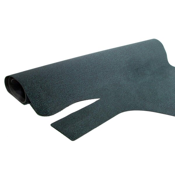 Trunk Mat.  High quality reproduction, made specific for vehicle.  Green and gray.  Made of fiber like original.  Each