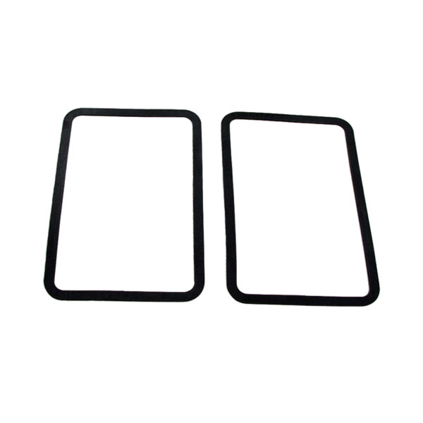 Unbeaded door handle to body mounting pads. 3 in. x 4-15/16 n. Pair.