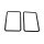 Unbeaded door handle to body mounting pads. 3 in. x 4-15/16 n. Pair.