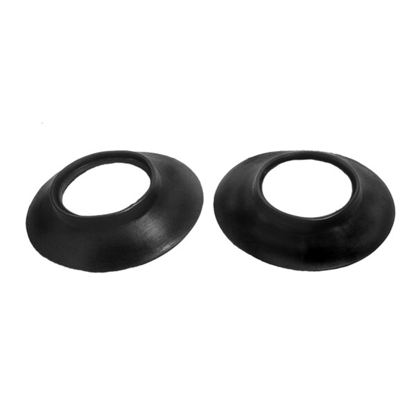 Front Fresh Air Duct Boot Scoops.  Seals against fresh air screen to channel air through tube.  Made of sponge as required.  7-1/2" O.D., with 4-1/2" opening for air hose.  Pair