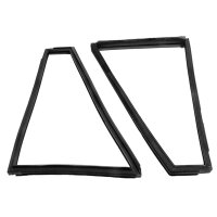 Vulcanized rear quarter-window seals. Fits Nova wagons...
