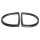 Fixed Rear Quarter Window Seal.  Pair