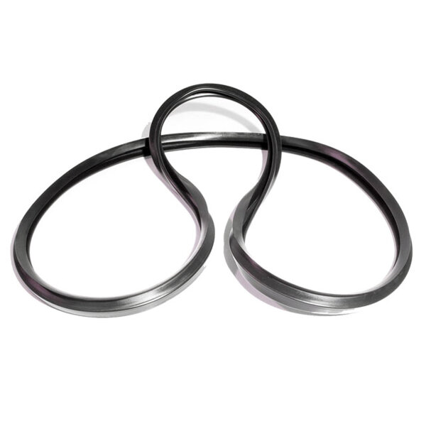Vulcanized Side Front-Rear Sliding Window Seal.  Made into one piece for easy installation.  Order 2 to do both sides.  Replaces OEM #671419.  Each