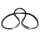 Vulcanized Side Front-Rear Sliding Window Seal.  Made into one piece for easy installation.  Order 2 to do both sides.  Replaces OEM #671419.  Each