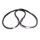 Vulcanized Side Rear-Rear Sliding Window Seal.  Made into one piece for easy installation.  Order 2 to do both sides.  Replaces OEM #664257.  Each