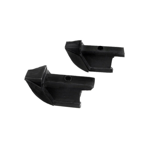 Vent Window Bumpers.  For 2-door hardtop.  1-3/8" Long.  Pair