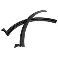 Rear Roll-Up Quarter Window Seals.  17-3/8" long.  Pair