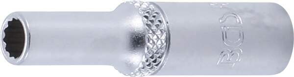 Steckschlüssel-Einsatz Zwölfkant, tief | Antrieb Innenvierkant 6,3 mm (1/4") | SW 5,5 mm