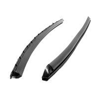 Rear Roll-Up Window Seals, 15-5/8" long.  Pair