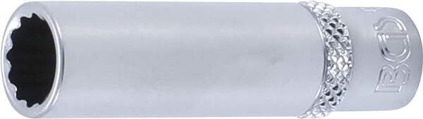 Steckschlüssel-Einsatz Zwölfkant, tief | Antrieb Innenvierkant 6,3 mm (1/4") | SW 9 mm