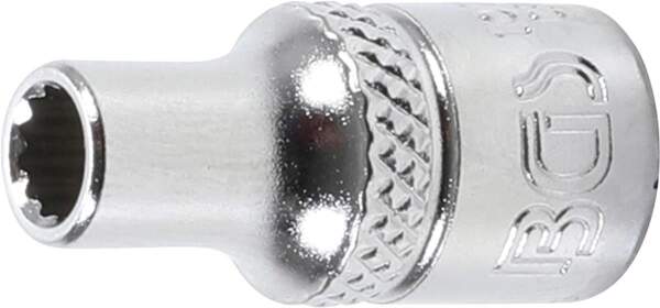 Steckschlüssel-Einsatz Zwölfkant | Antrieb Innenvierkant 6,3 mm (1/4") | SW 4,5 mm