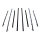 Window sweeper kit. Fits 2-door sedan. OEM-replacement kit with chrome bead and fuzzy sweepers with proper clips ready to install. 8-piece set includes two front inner and two front outer sweeps,  two rear inner and two rear outer sweeps.