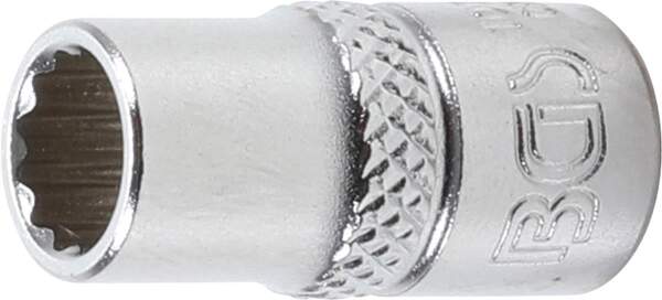 Steckschlüssel-Einsatz Zwölfkant | Antrieb Innenvierkant 6,3 mm (1/4") | SW 7 mm