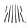 Window Sweeper Kit, for Coupe with Special Molding and Standard Interior.  8-Piece Kit