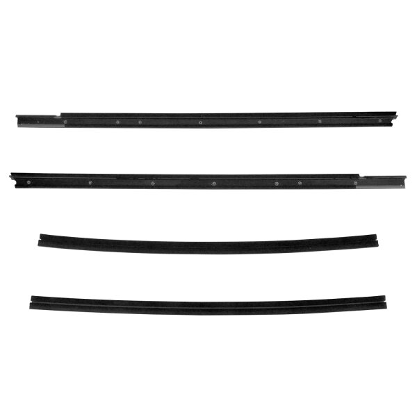 Window sweeper kit. Fits 99-04 Chevrolet Corvette C5 hardtop. 4-piece kit includes inner and outer window sweepers. Replaces OEM#s 10313426/27 (outers) and 10406622/23 (inners). Set. R&L.