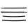 Window sweeper kit. Fits 99-04 Chevrolet Corvette C5 hardtop. 4-piece kit includes inner and outer window sweepers. Replaces OEM#s 10313426/27 (outers) and 10406622/23 (inners). Set. R&L.