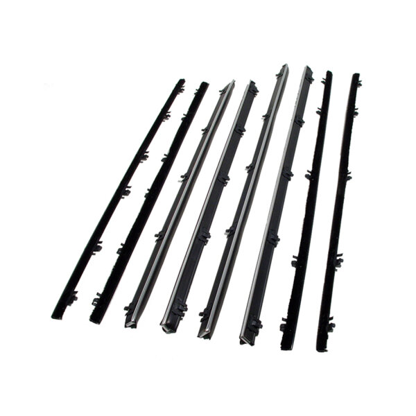 Window sweeper kit. 4-door sedan and station wagon. OEM replacement. 8-piece kit.