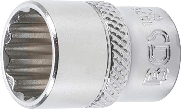 Steckschlüssel-Einsatz Zwölfkant | Antrieb Innenvierkant 6,3 mm (1/4") | SW 13 mm