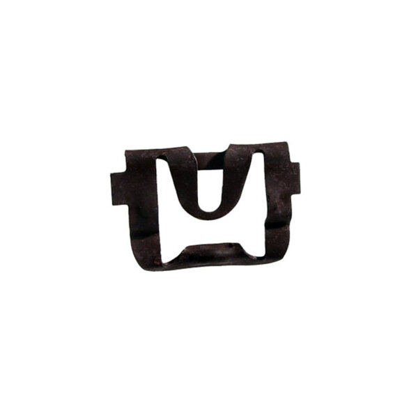 Rear Windshield Reveal Molding Clip.  Made of steel.  15/16" X 3/4".  Each