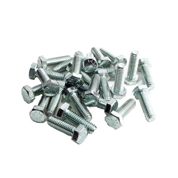 Fender Bolts.  For use with Fender Bolt Washers; WF 3001.  Zinc Chromate plated, high strength.  1" X 5/16".  Set of 25