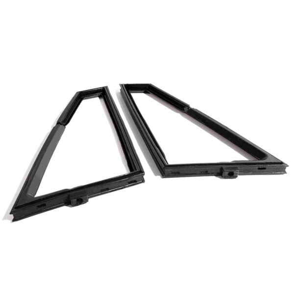 Vent window seals. 65-67-1/2 Datsun Roadster 1500/1600 convertibles. Pair. R&L.