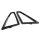 Vent window seals. 65-67-1/2 Datsun Roadster 1500/1600 convertibles. Pair. R&L.
