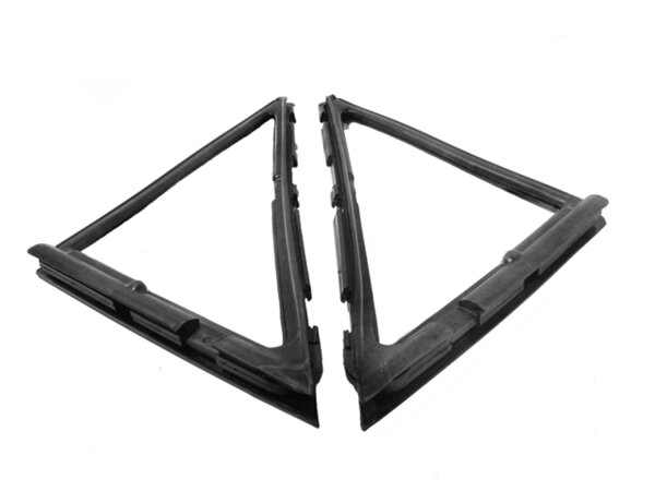 Vent Window Seals for 2-Door Hardtop (also fits 67-69 Fastback/Notchback & Convertible). Replaces OEM part #s 2663474/5. Pair