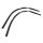 Front Vent Window Seals.  For all convertibles and 50-52 2-door hardtops.  Pair R&L