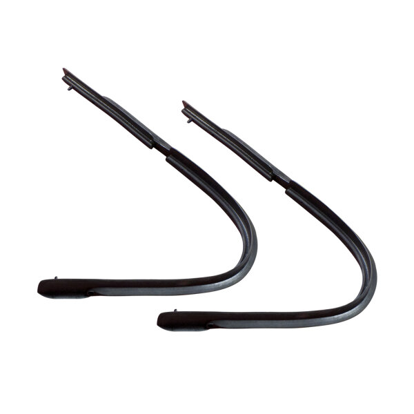 Rear vent window seals. 49 Mercury 4-door sedan. Pair. R&L.