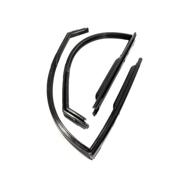 Front vent window seals. Convertible only.  Molded to exact configuration. Replaces OEM #7621449-L/R. Pair. R&L.