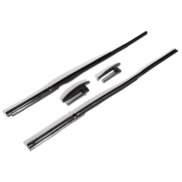 Front Vent Window Seals, for Sport Coupes, Hard Tops & Convertibles.  26-1/4" long.  4-Piece Set