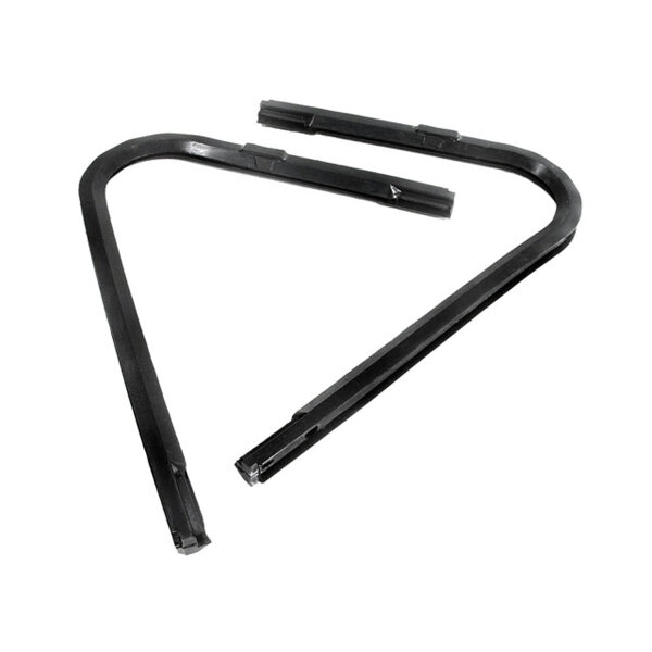 Rear Vent Window Seals, for 4-Door Sedans.  24-3/4" Long.  Pair R&L