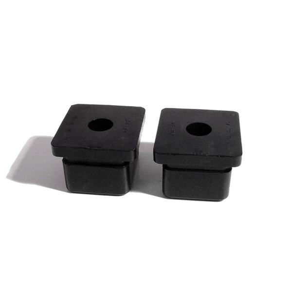 Front Axle Bumpers.  Two used per car.  2-1/16" long X 1-5/8" wide X 1-3/8" high.  Pair