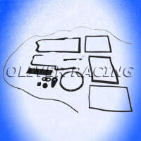 Heizungskasten Dichtsatz Chevelle mit Klima