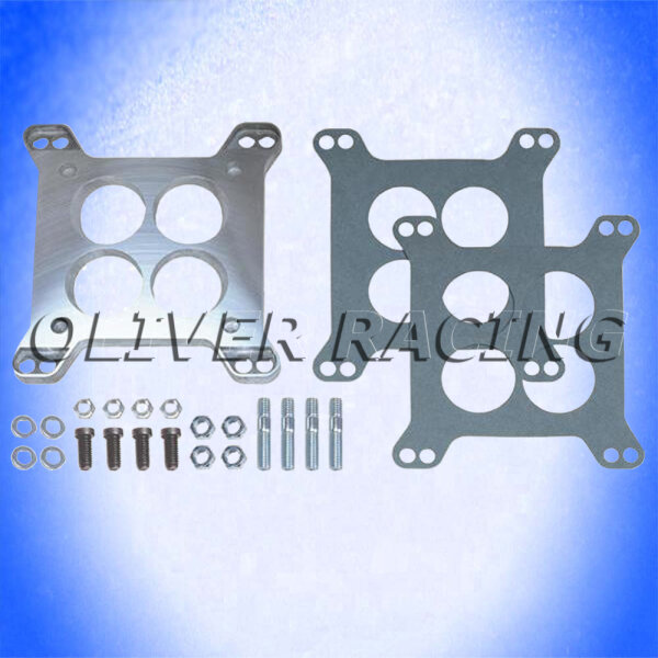 Vergaseradapter 13 mm Höhe für Holley Edelbrock und Carter AFB Ansaugwegverlängerung