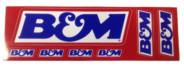 AUFKLEBER B&M-SET