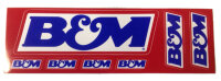 AUFKLEBER B&M-SET