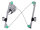 Fensterheber mit Motor vorne links Cadillac STS Seville 98 99 00 Fensterhebermotor