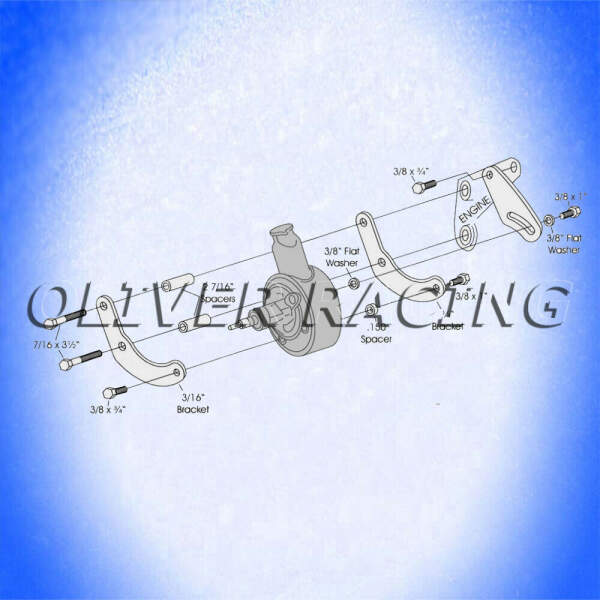 SERVOPUMPENHALTER Halter Servopumpe LANGE Wasserpumpe Chevy BIG BLOCK V8 Lenkhilfepume